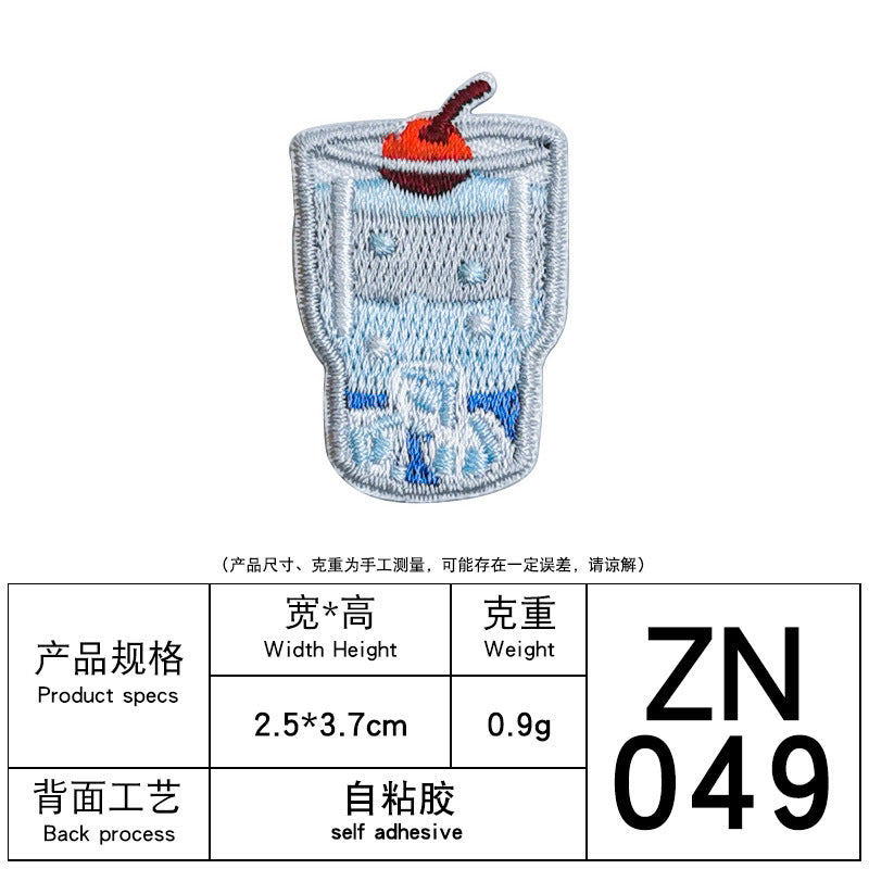 Wholesale Summer Afternoon Tea Cartoon Cloth Patch